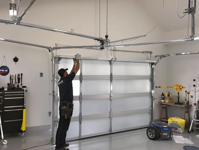 New Britain Garage Door Repair certified team performing precision garage door installation in New Britain