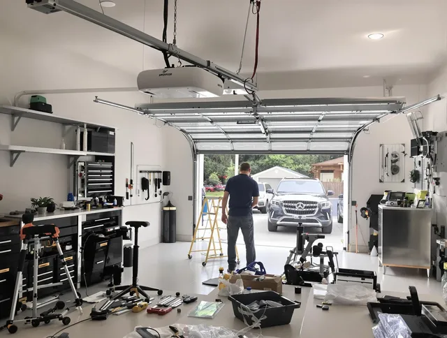 Garage door opener installation by New Britain Garage Door Repair in New Britain