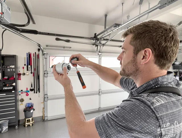 Garage door opener repair service by New Britain Garage Door Repair in New Britain