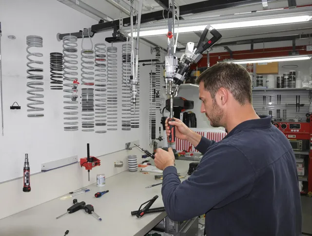 New Britain Garage Door Repair safety certified technician performing precision spring replacement in New Britain